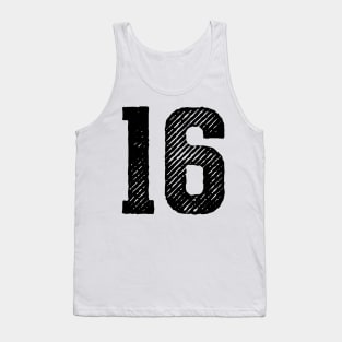 Rough Number 16 Tank Top